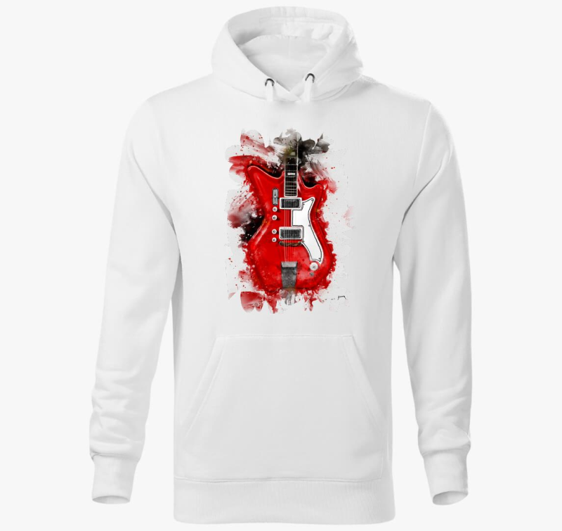 Jack White kitara pulover s kapuco