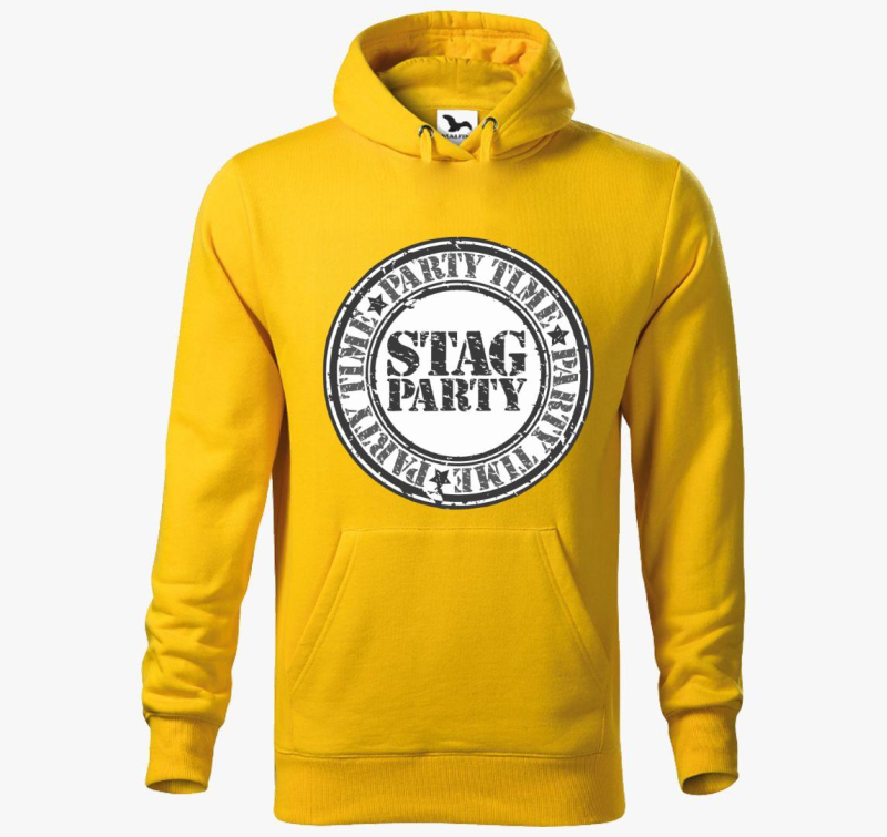 Stag siva pulover s kapuco