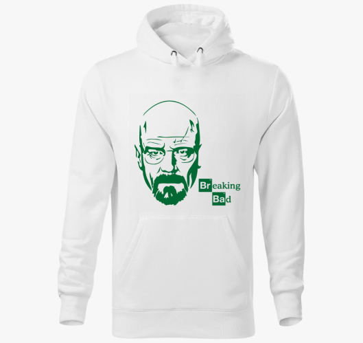 Breaking zelena pulover s kapu...