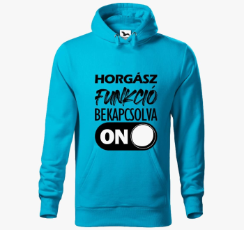 Ribič pulover s kapuco