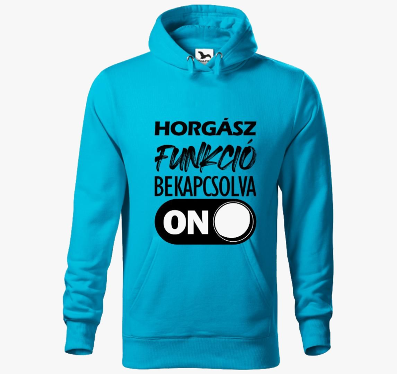 Ribič pulover s kapuco