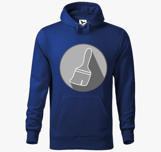 Ikon ecsetes pulover s kapuco