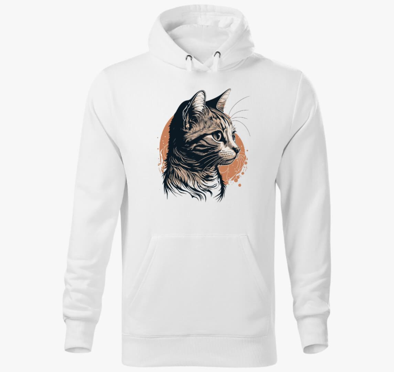 Aranyos cica pulover s kapuco