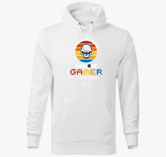 Awesome Gamer pulover s kapuco