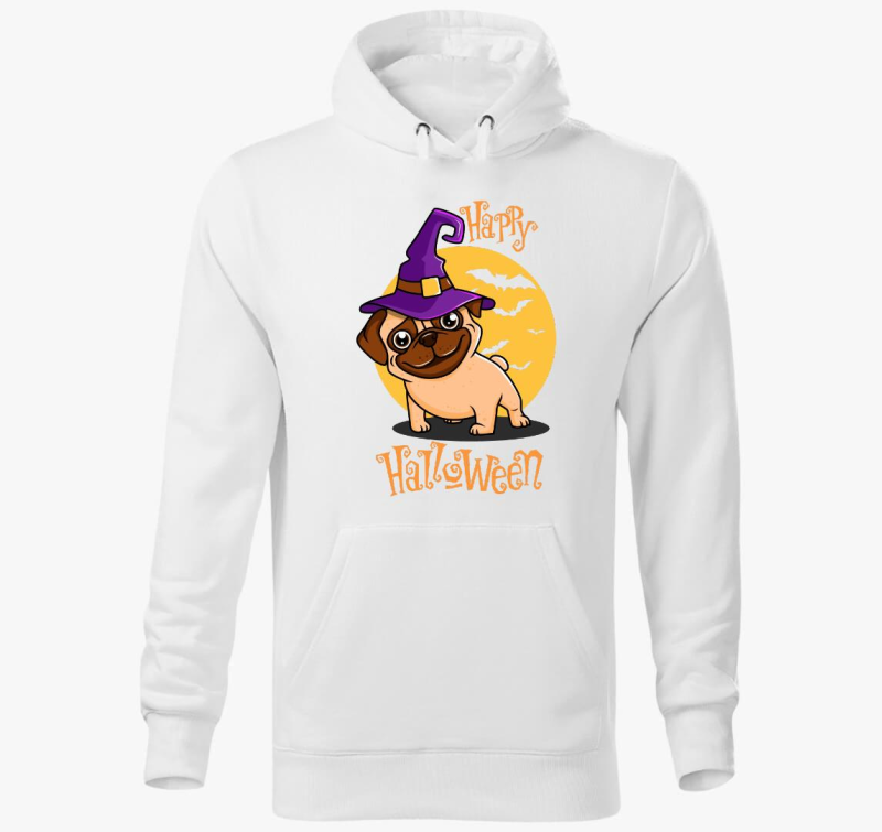 Halloween mopsz pulover s kapuco