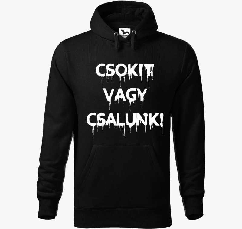 Csokit v csalunk pulover s kapuco