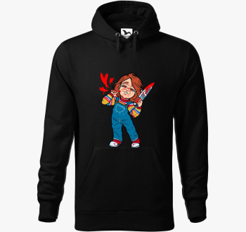 Kawaii Chucky pulover s kapuco
