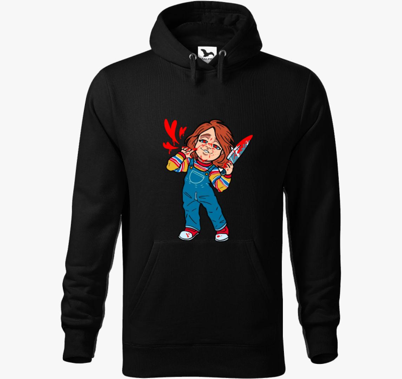 Kawaii Chucky pulover s kapuco