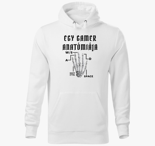 Gamer pulover s kapuco