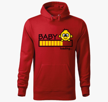 baby loading rumena pulover s kapuco