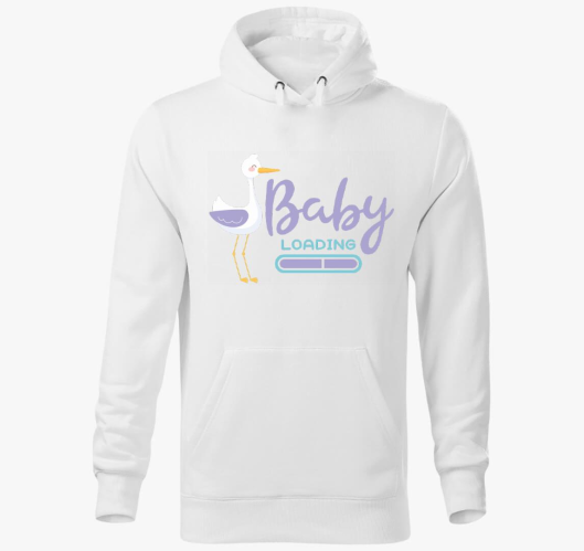 baby loading pulover s kapuco