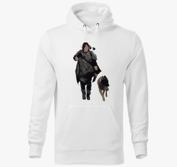 Daryl and Dog pulover s kapuco
