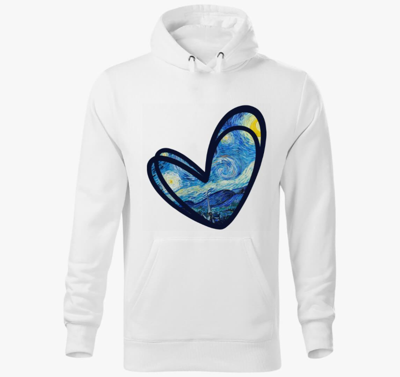 Starry night pulover s kapuco