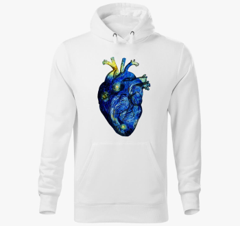 Starry night anatomy heart pulover s kapuco