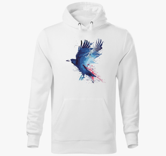 Splash crow pulover s kapuco