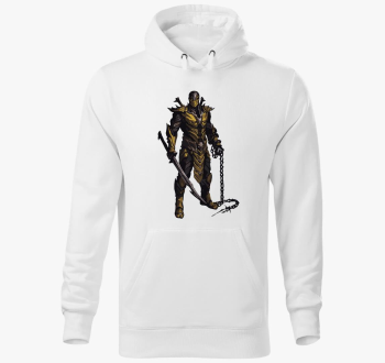 Mortal Kombat Scorpion modell pulover s kapuco