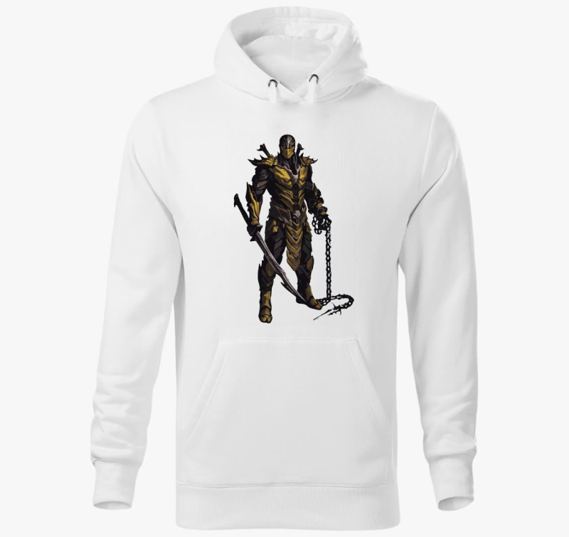 Mortal Kombat Scorpion modell pulover s kapuco