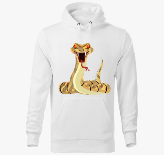 Snake pulover s kapuco