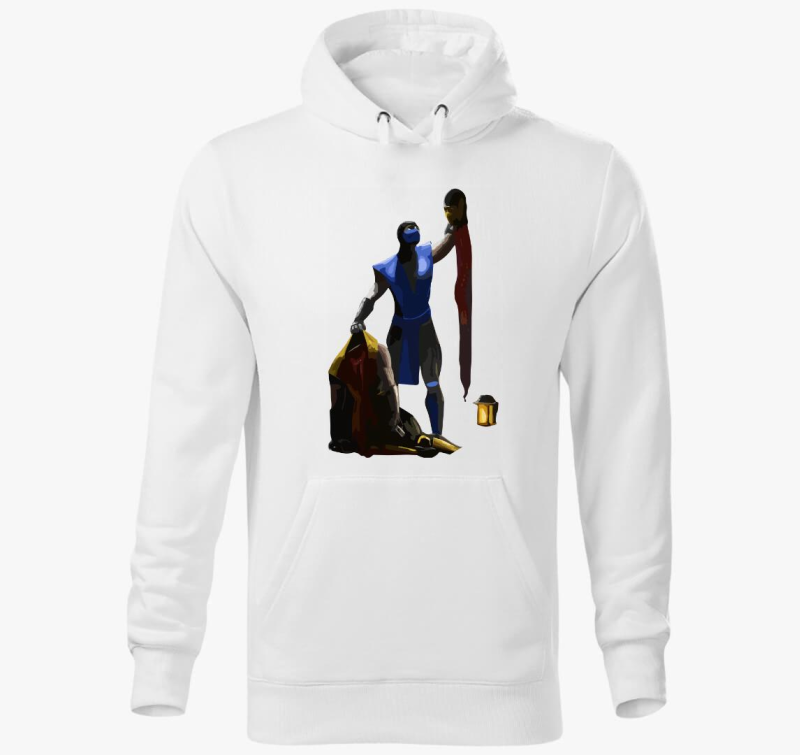 Mortal Kombat Finish Him pulover s kapuco