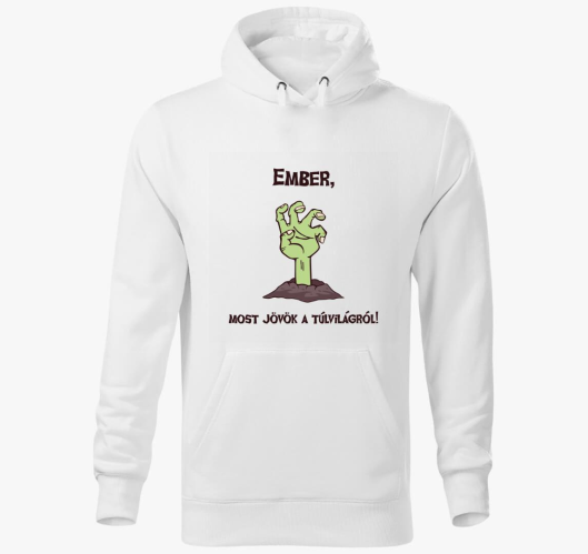 Ember, most pulover s kapuco