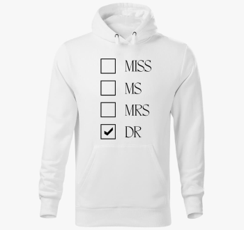 Mrs Dr pulover s kapuco