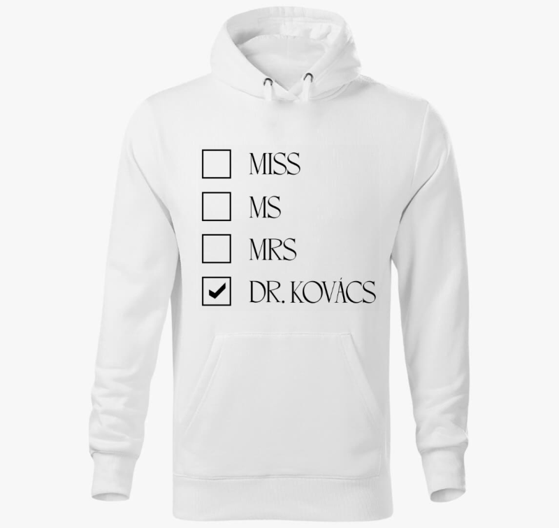 Dr egyedi pulover s kapuco