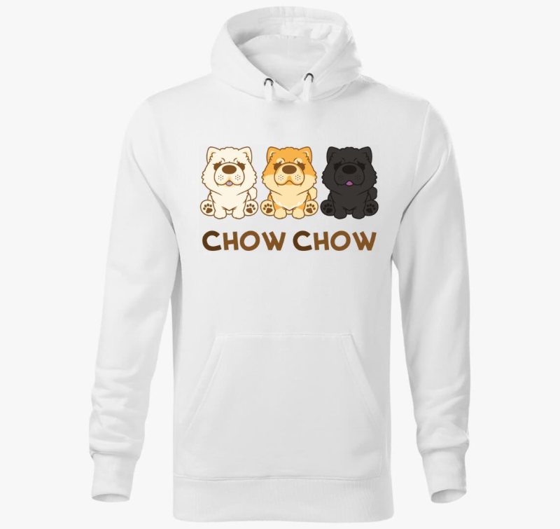 Chow Chow pulover s kapuco