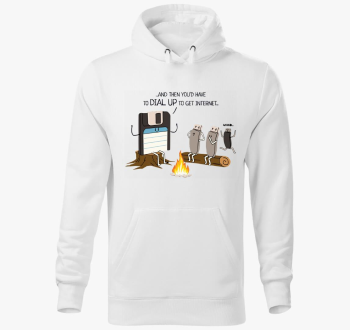 Dial up pulover s kapuco