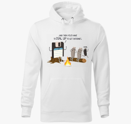 Dial up pulover s kapuco