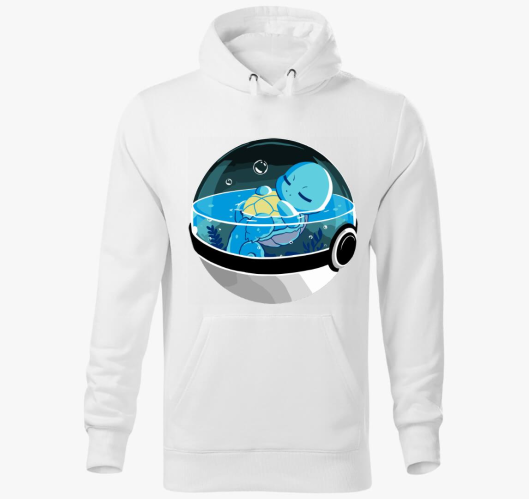 Pokemon Squirtle pulover s kap...