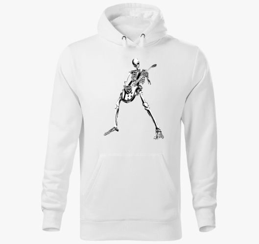 Skeleton metal pulover s kapuc...