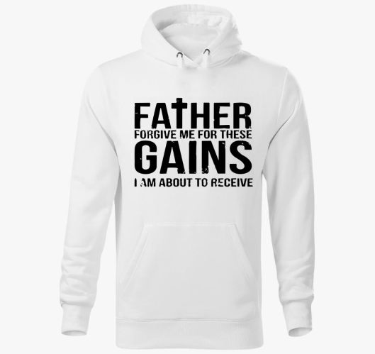 Father pulover s kapuco