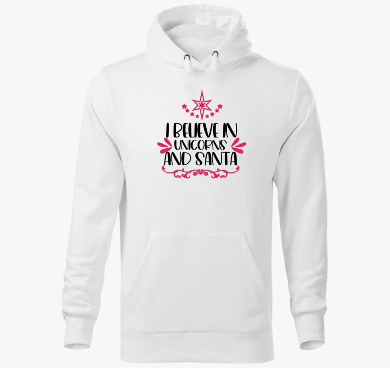 unicorn santa pulover s kapuco