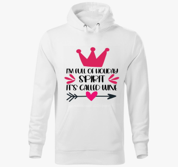 Holiday spirit pulover s kapuco