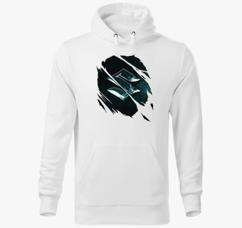 Repedezett Suzuki pulover s kapuco