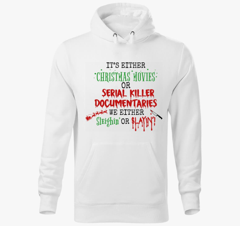 xmas TV pulover s kapuco