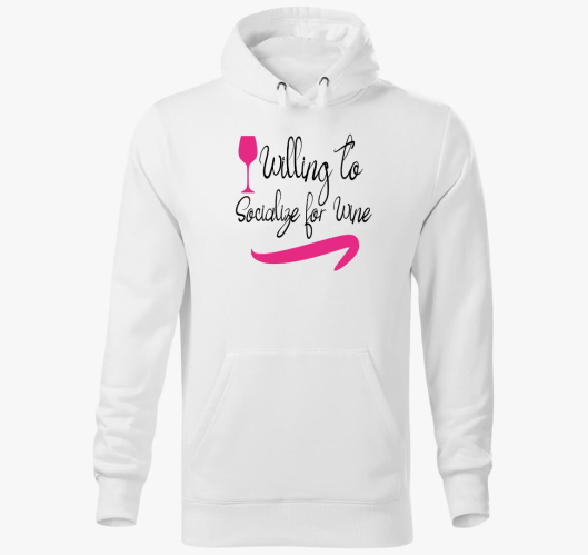 wine socialize pulover s kapuc...