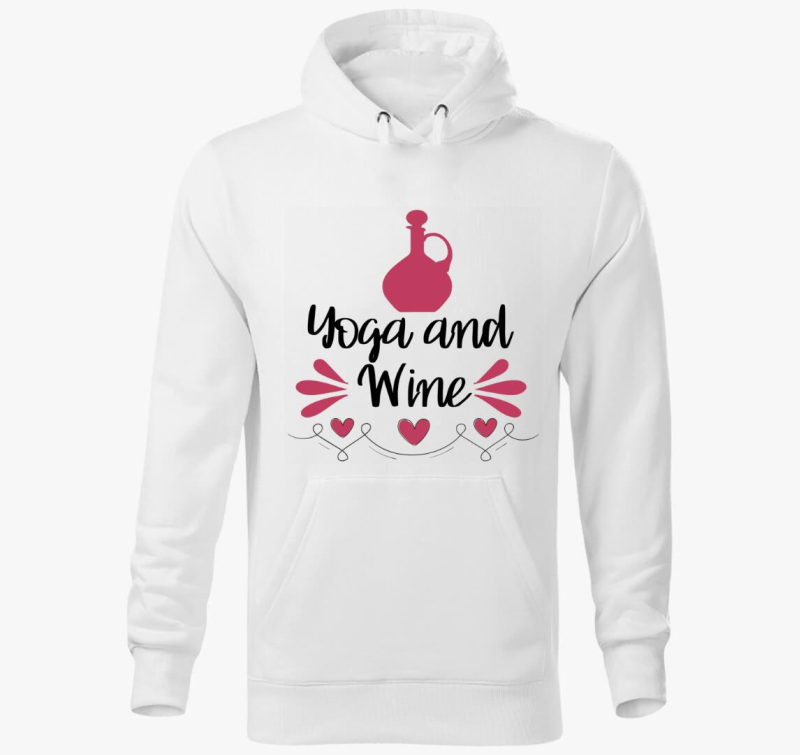 yoga wine pulover s kapuco