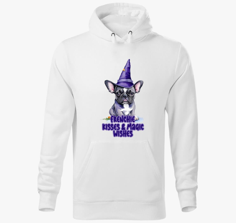 Frenchie kisses pulover s kapuco