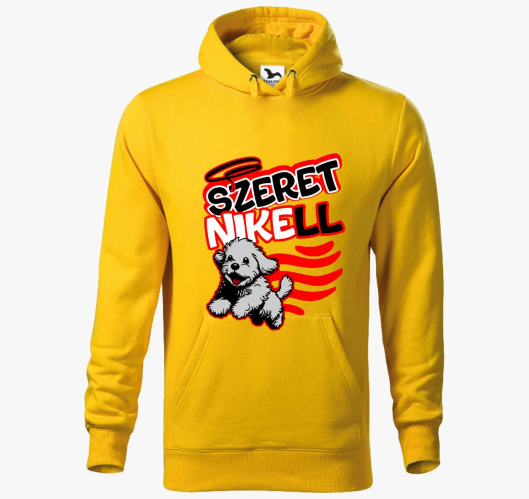 Szeretni kell kutyusos pulover...