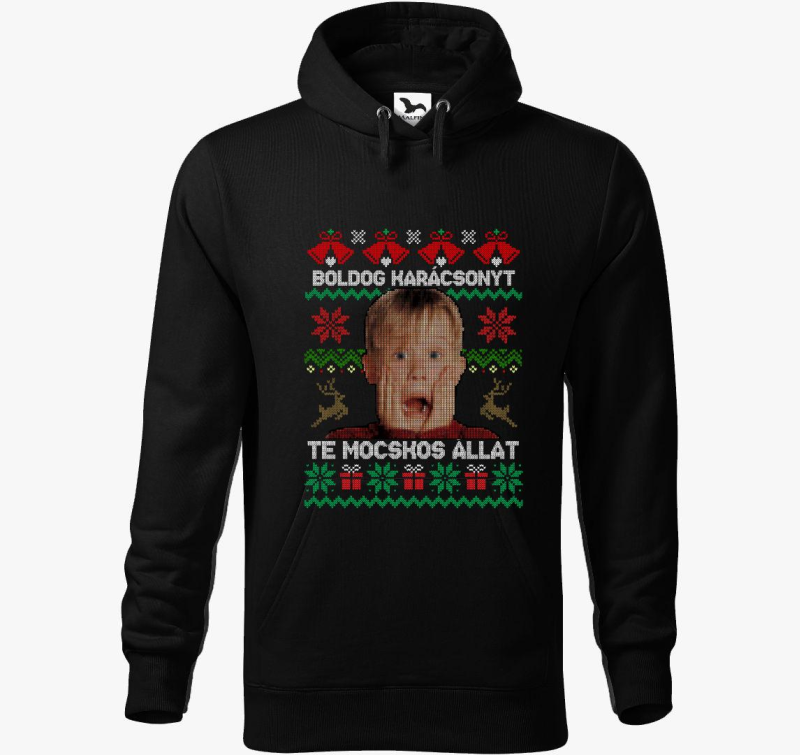 Boldog Te Mocskos - pulover s kapuco