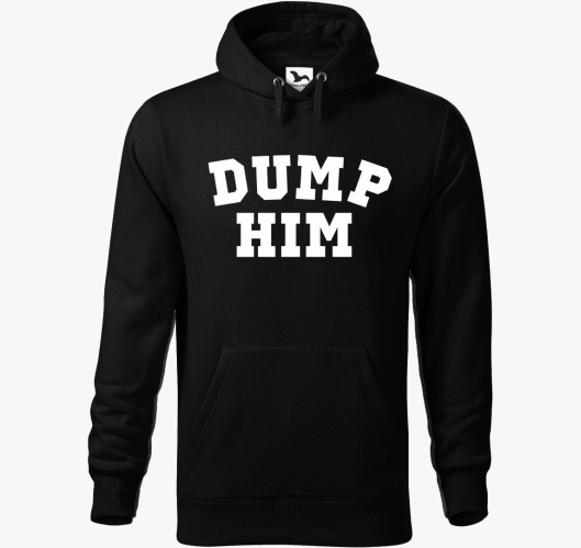 dump him pulover s kapuco
