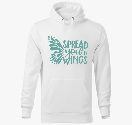 Spread wings pulover s kapuco
