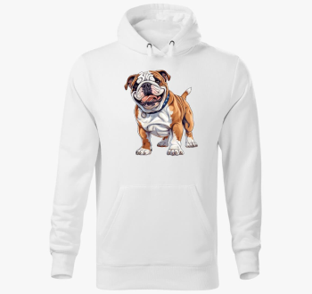 Mini bulldog pulover s kapuco