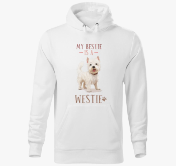 bestie westie pulover s kapuco
