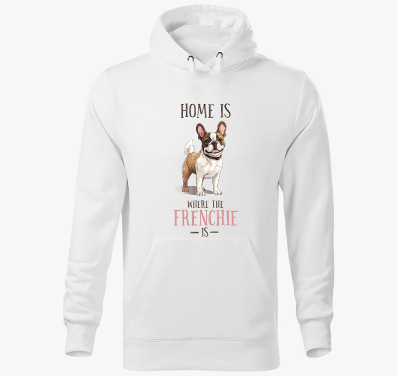 frenchie home pulover s kapuco
