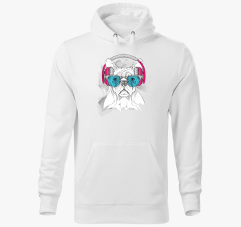 Frenchie Headphones pulover s kapuco