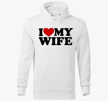 I love my wife pulover s kapuco