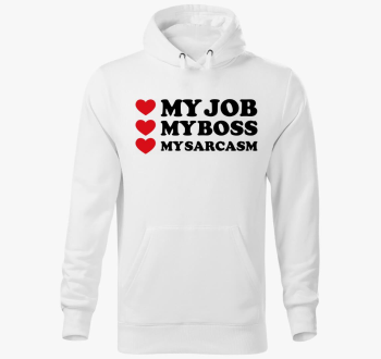 Love job boss pulover s kapuco
