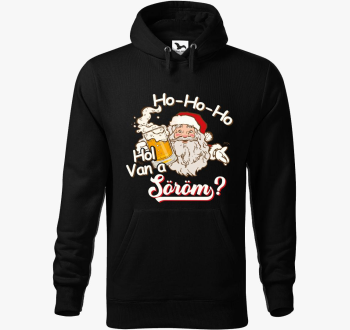 Ho ho hol je pulover s kapuco